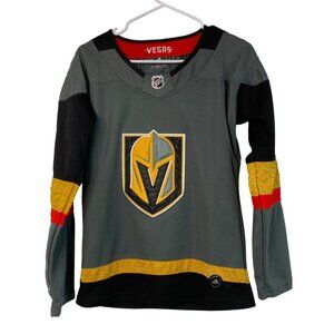 Adidas Vegas Golden Knights Reaves 75 NHL Climalite Jersey Womens Small EUC 7355